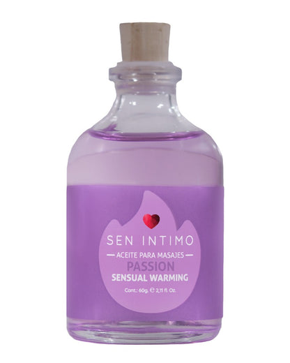 Aceite Masajes Passion Sensual Warming Sen Intimo 60ml