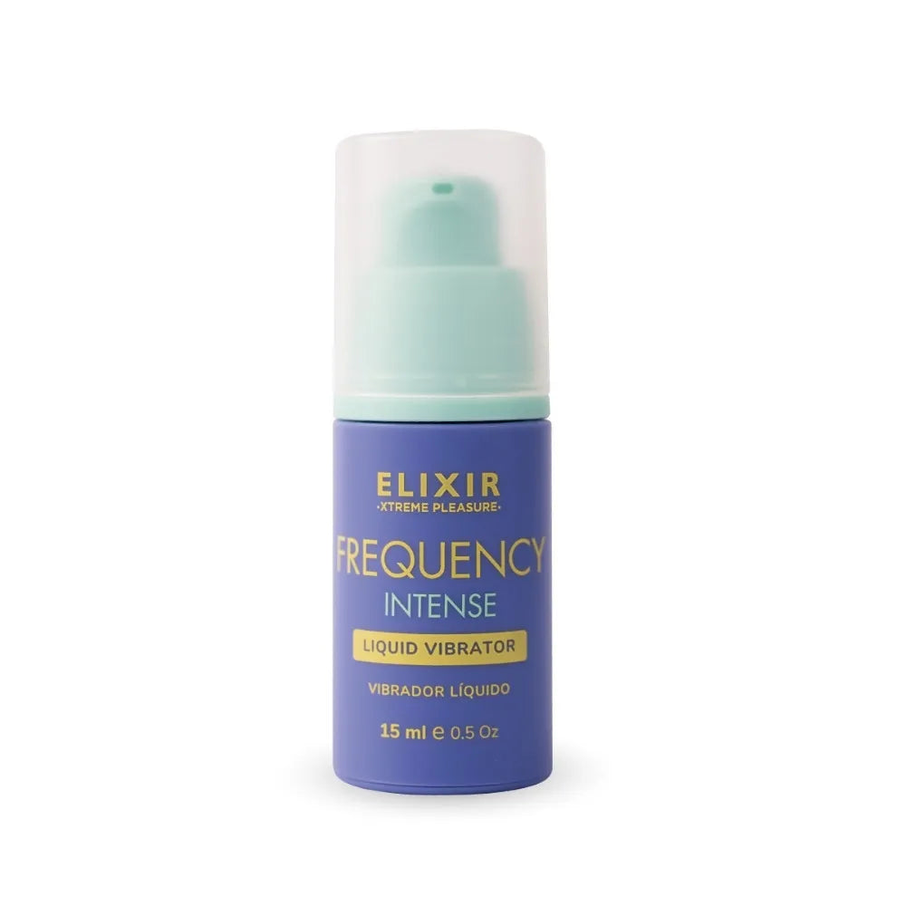 Vibrador Frequency Intense Elixir Lubricante intimo 15 ml 1 GOTA EN EL CLITORIS